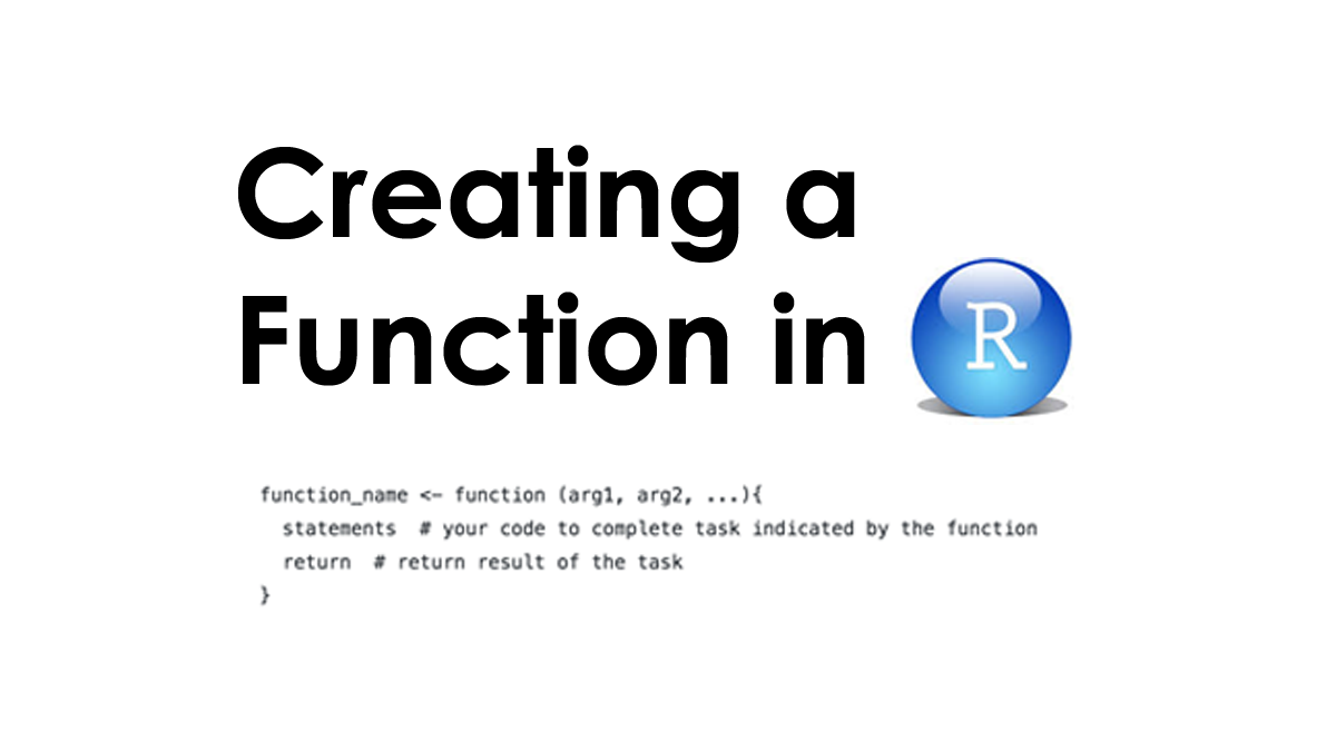 Creating a Function in R – Journey to Data Scientist